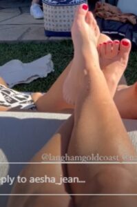 Aesha Scott Feet