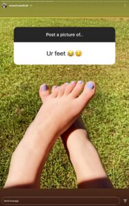 Aimee Hall Feet