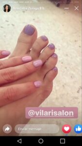 Ana Celia Zuniga Feet